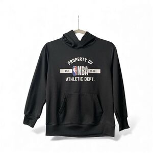 NBA Black Hoodie with Logo Design